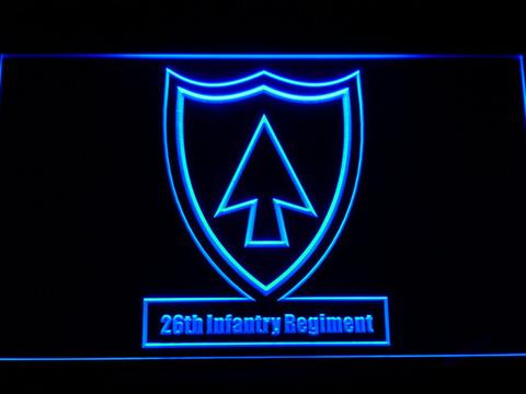 US Army 26th Infantry Regiment LED Neon Sign